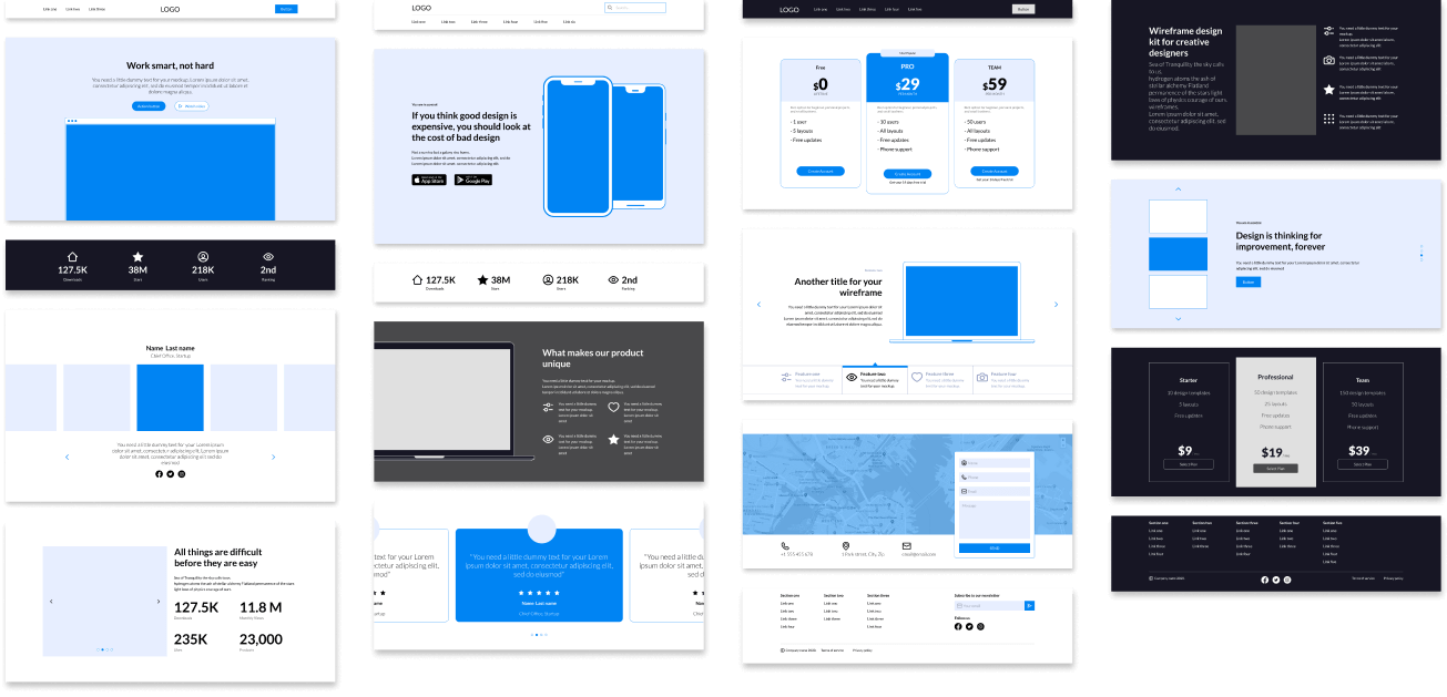 Figma Wireframe design